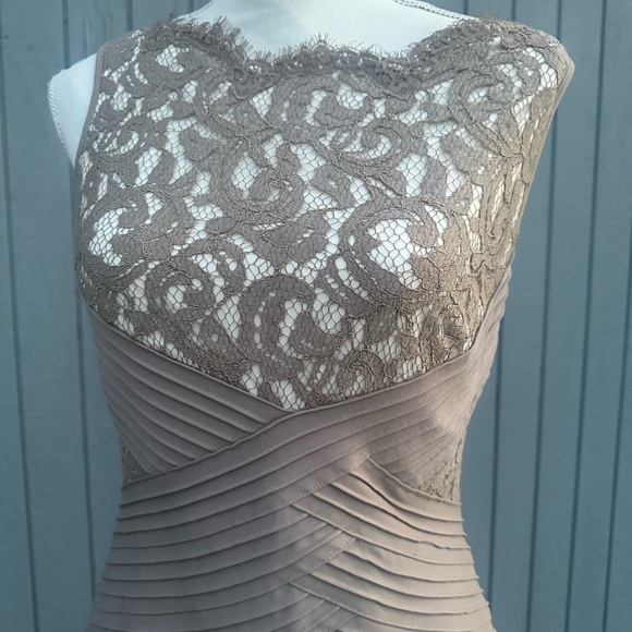 Tadashi Shoji Gold Sheath Halter Midi Dress - Picture 5 of 11